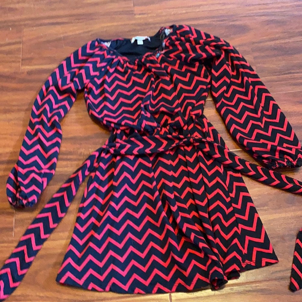 Girl’s Speechless Chevron Dress Size 7